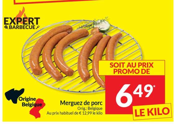 Merguez de porc