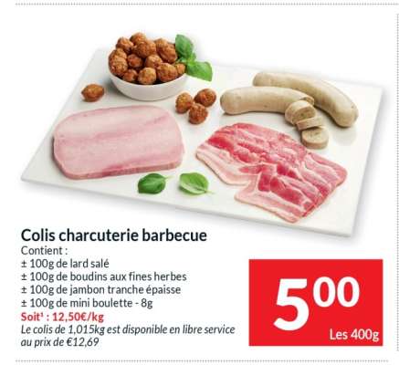 Colis charcuterie barbecue