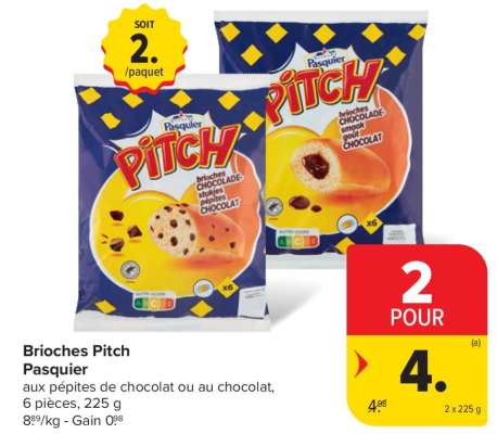 Brioches Pitch Pasquier