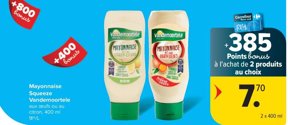 Mayonnaise Squeeze Vandemoortele