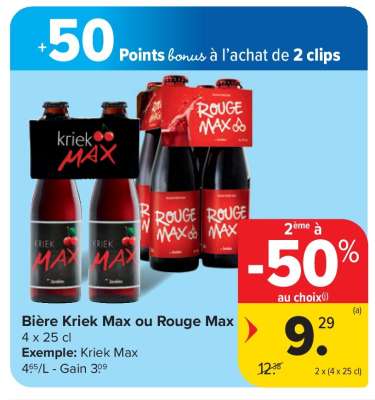 Bière Kriek Max ou Rouge Max