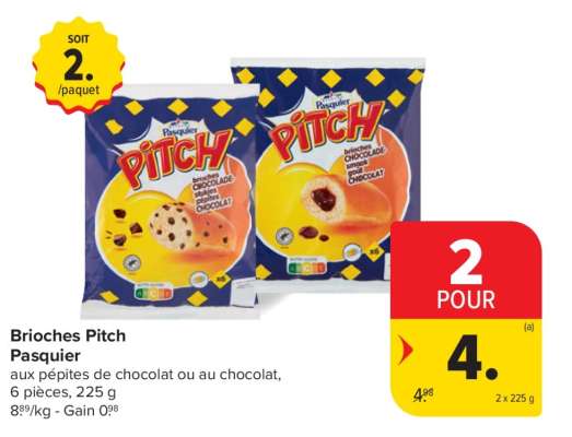 Brioches Pitch Pasquier
