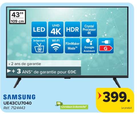 SAMSUNG UE43CU7040
