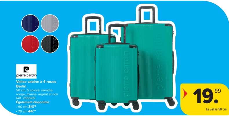 Valise cabine à 4 roues Berlin