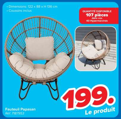 Fauteuil Papasan