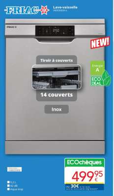 FRIAC Lave-vaisselle VRS6000IXL