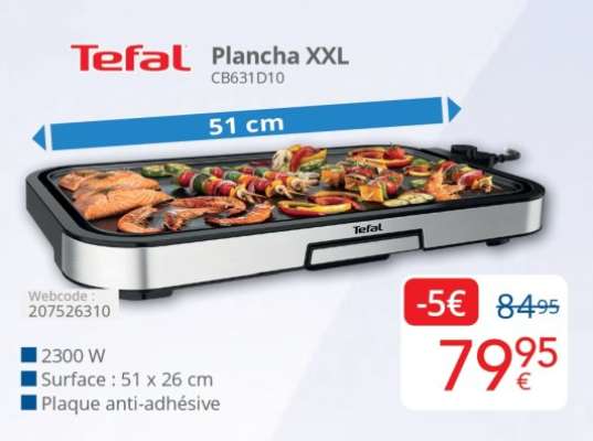 Tefal Plancha XXL CB631D10