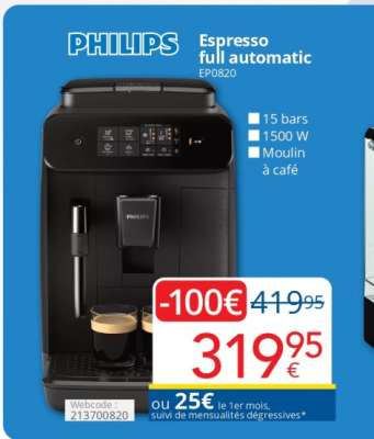 Philips Espresso Full Automatic EP0820