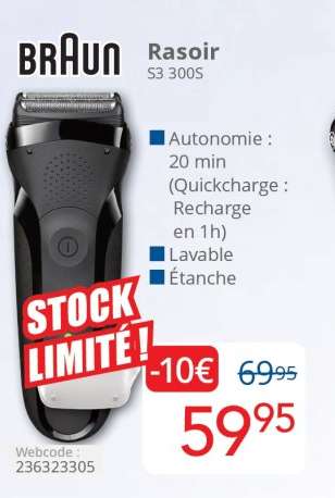 Braun Rasoir S3 300S
