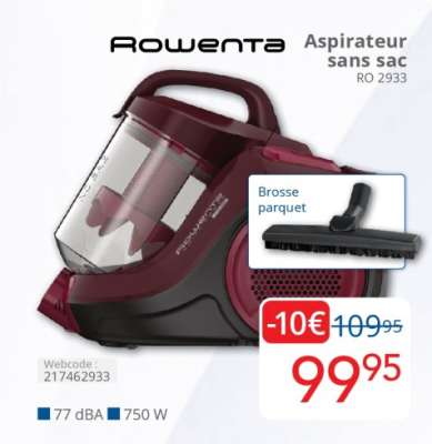 Rowenta Aspirateur sans sac RO 2933