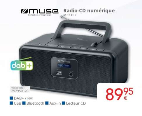 Muse Radio-CD numérique M32 DB