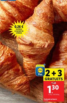 Croissant au beurre