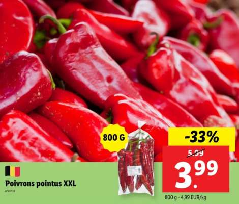 Poivrons pointus XXL