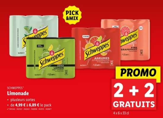 Schweppes Limonade