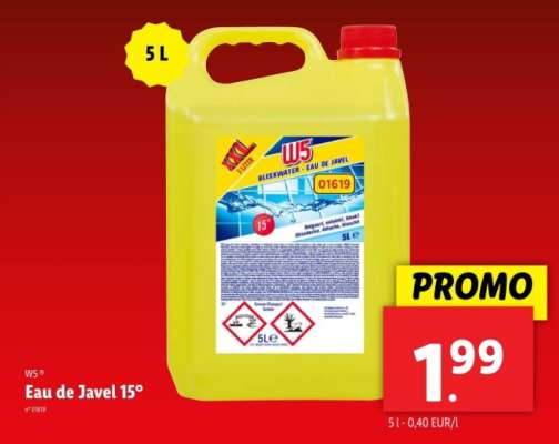 Eau de Javel 15°