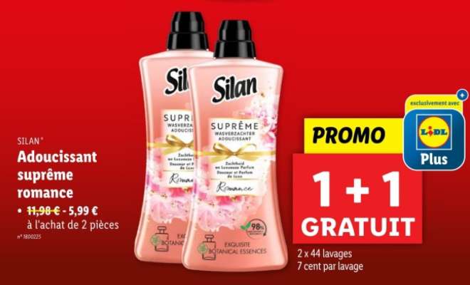 Silan Adoucissant suprême romance
