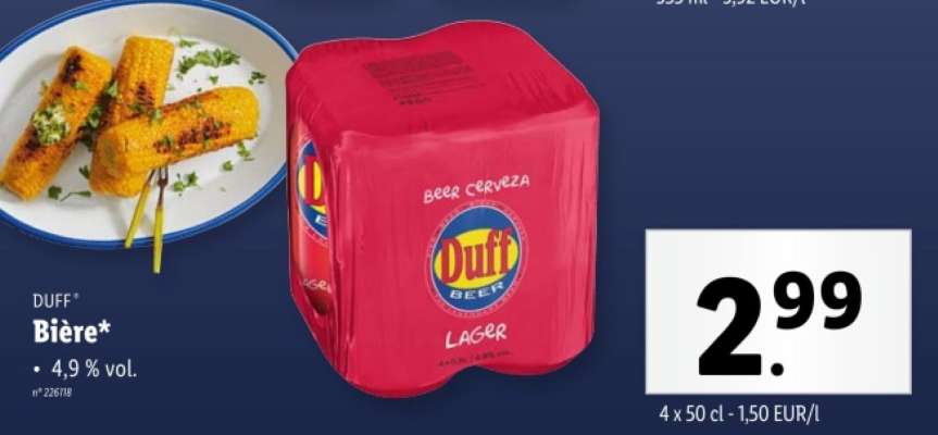 DUFF Biere