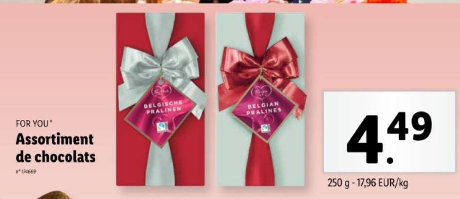 FOR YOU Assortiment de chocolats