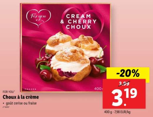 FOR YOU Choux à la crème