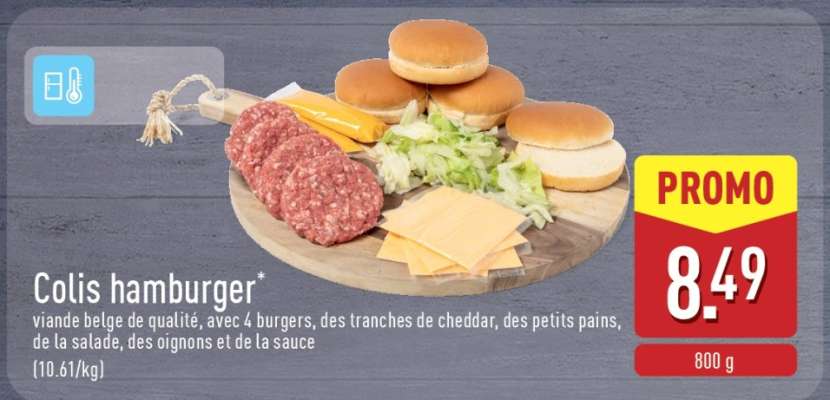 Colis hamburger
