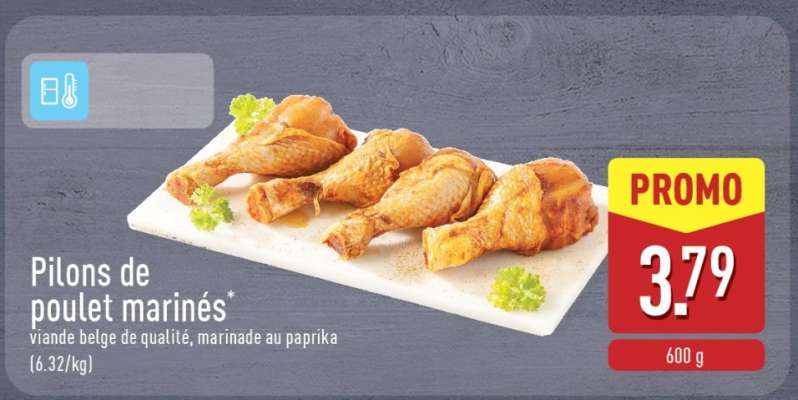 Pilons de poulet marinés