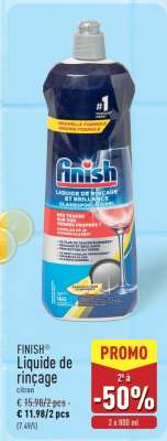 Finish Liquide de rinçage citron