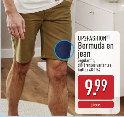 Bermuda en jean