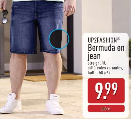 UP2FASHION Bermuda en jean
