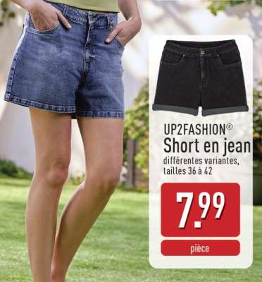 Short en jean