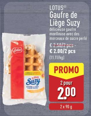 LOTUS® Gaufre de Liège Suzy
