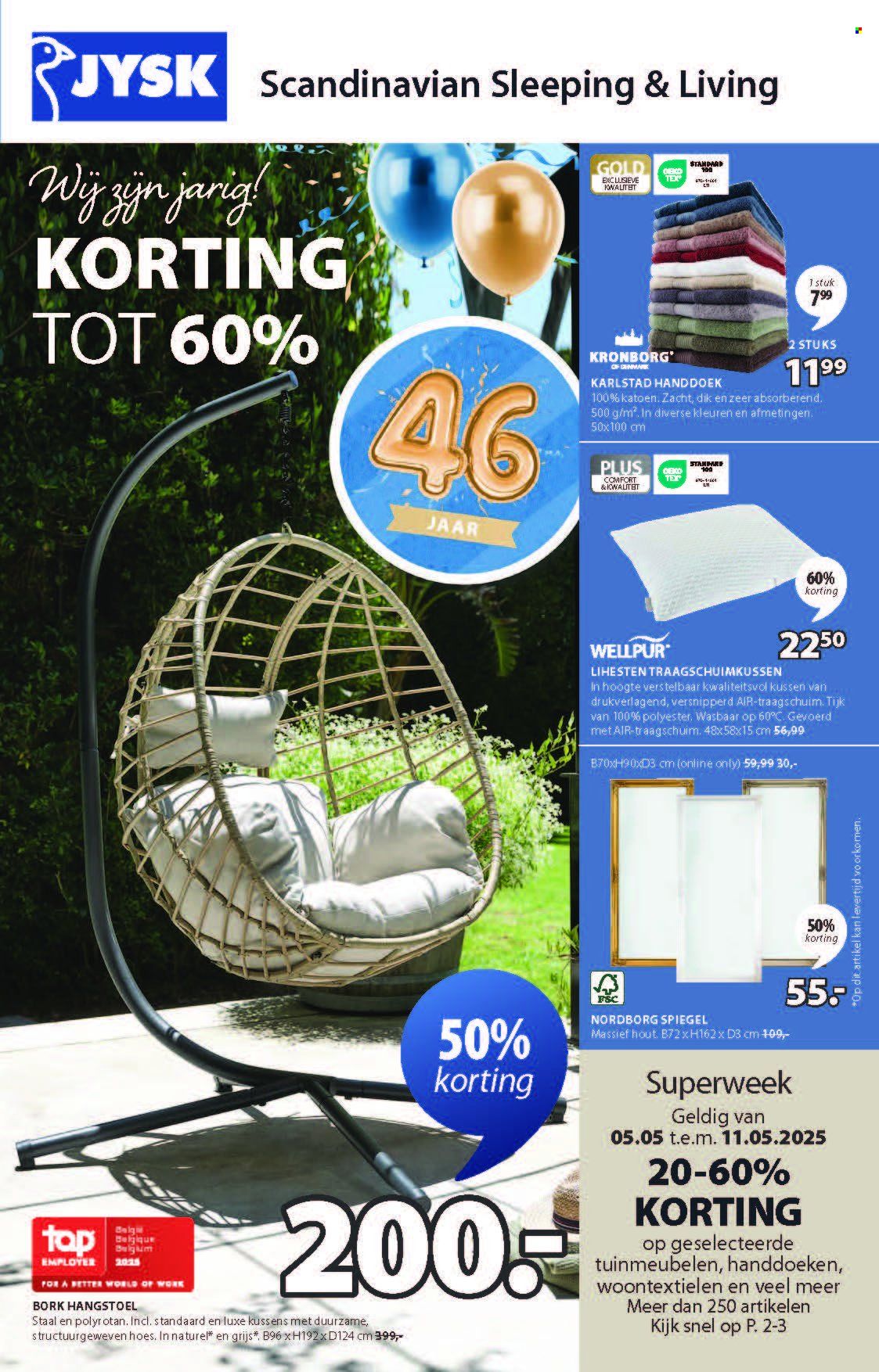 Catalogue JYSK - 05/05/2025 - 18/05/2025. Page 1