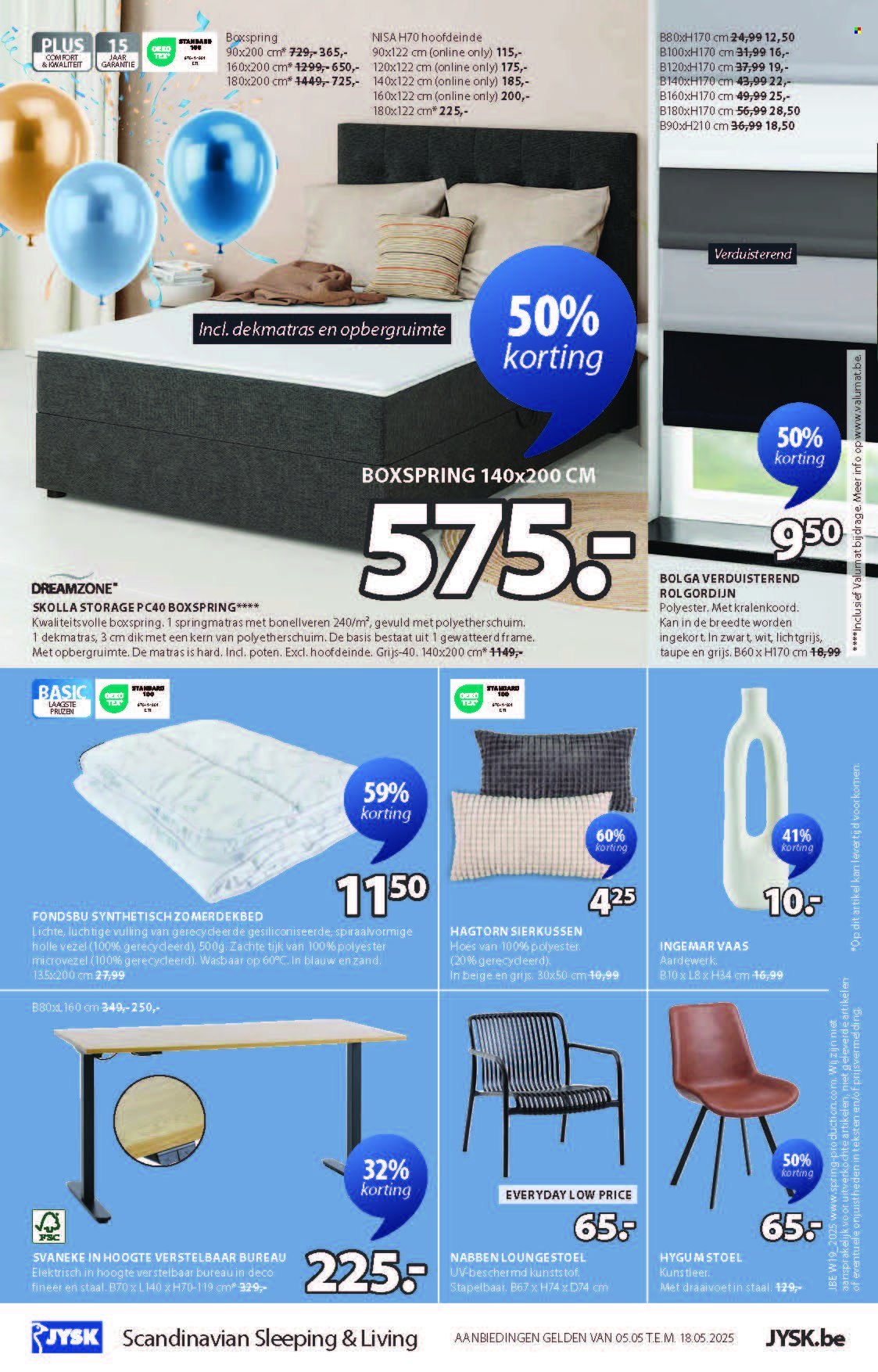 Catalogue JYSK - 05/05/2025 - 18/05/2025. Page 1