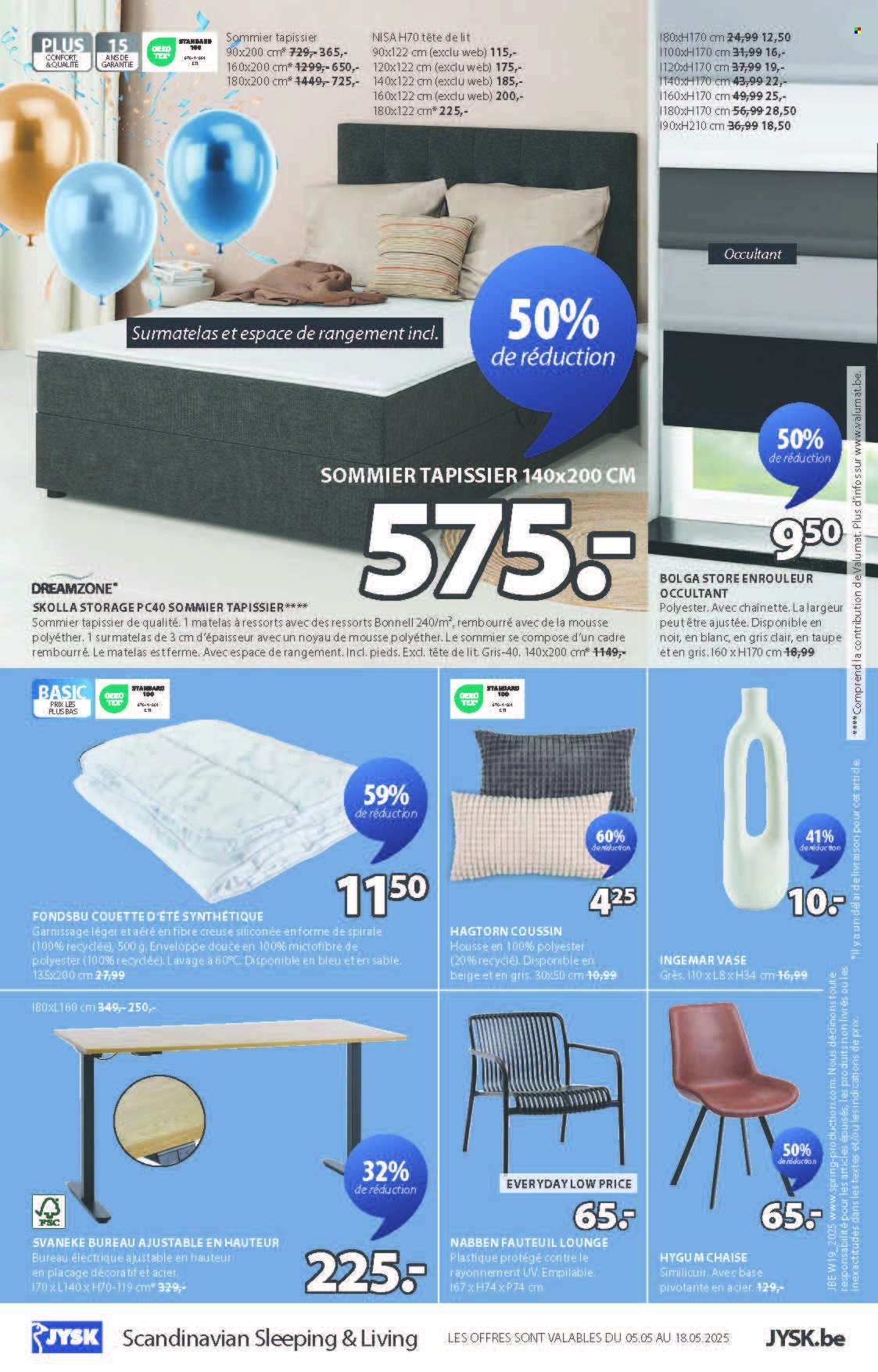 Catalogue JYSK - 05/05/2025 - 18/05/2025. Page 1