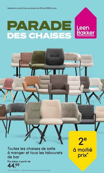 thumbnail - Catalogue Leen Bakker - Parade Des Chaises
