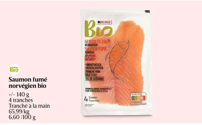 Saumon fumé norvégien bio