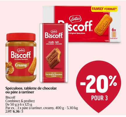 Spéculoos, tablette de chocolat ou pâte à tartiner