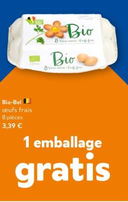 Bio-Bel oeufs frais