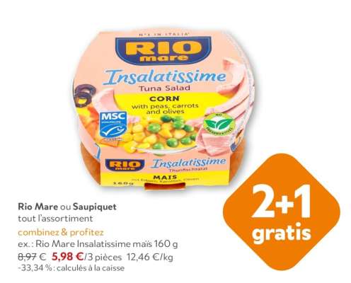 Rio Mare ou Saupiquet