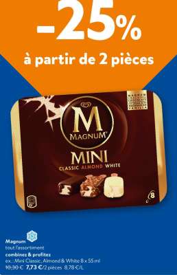 Magnum Mini Classic Almond White