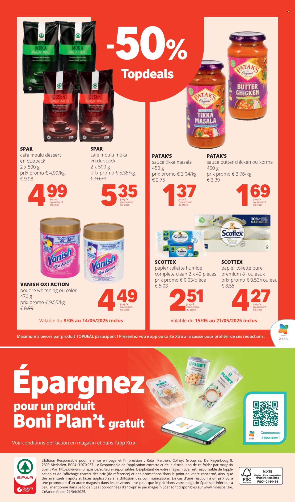 Catalogue SPAR - 08/05/2025 - 21/05/2025. Page 1
