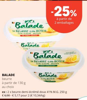 BALADE beurre