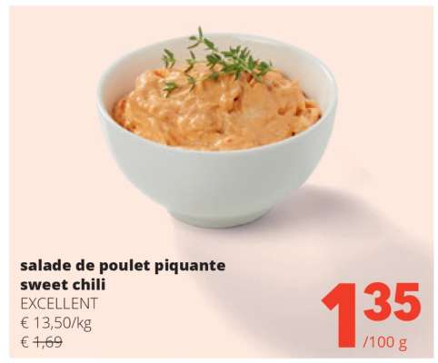 salade de poulet piquante sweet chili