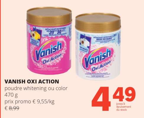 Vanish Oxi Action