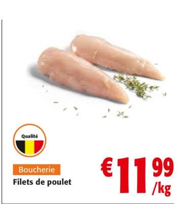Filets de poulet