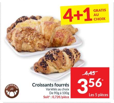 Croissants fourrés
