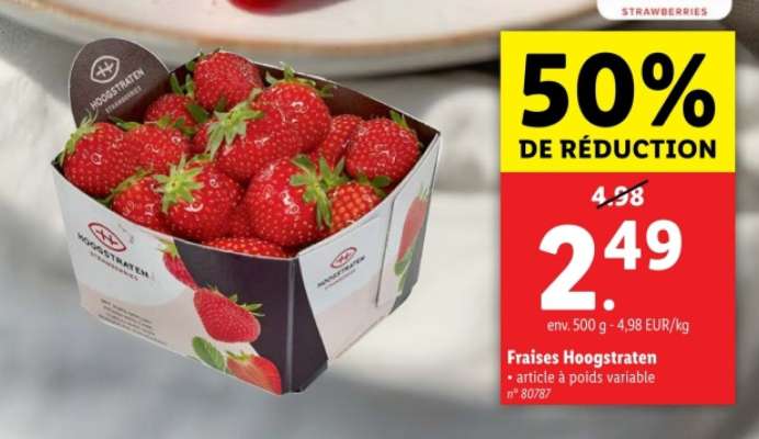 Fraises Hoogstraten