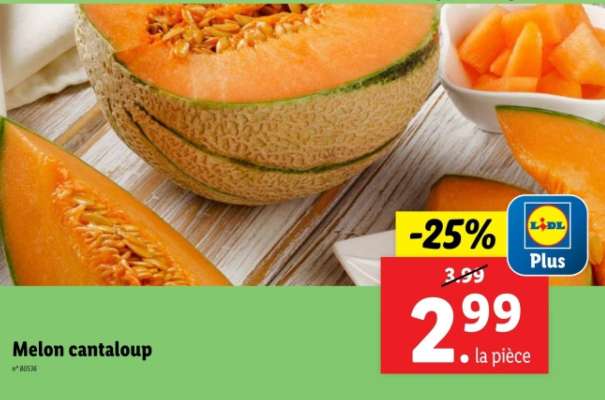 Melon cantaloup