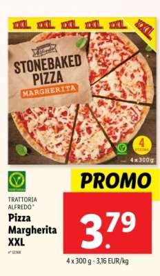 TRATTORIA ALFREDO Pizza Margherita XXL
