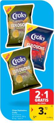 Chips Explosions Croky