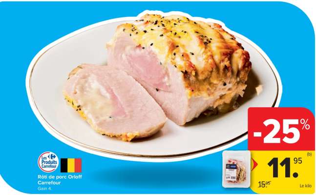 Rôti de porc Orloff Carrefour